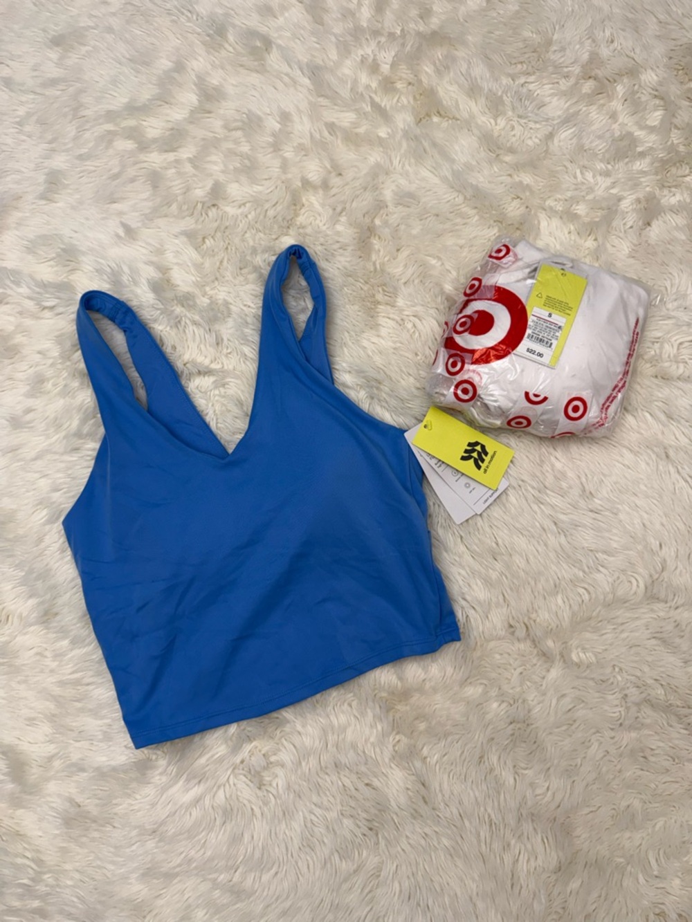 All In Motion™ Women's Flex Light Support V Neck Cropped Longline Sports Bra